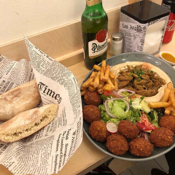 Hummus can be better. Falafel is great as well as the vegan “meat”. Better for take away that sitting there