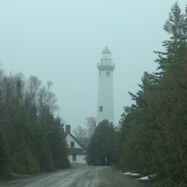 Photo taken at New Presque Isle Lighthouse by Mary D. on 4/9/2015