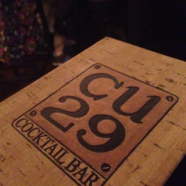 Photo taken at CU29 Cocktail Bar by Jay A. on 3/10/2015