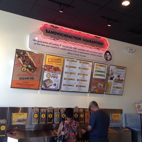 Photo taken at Which Wich - Williamsburg by Jaci B. on 8/31/2014