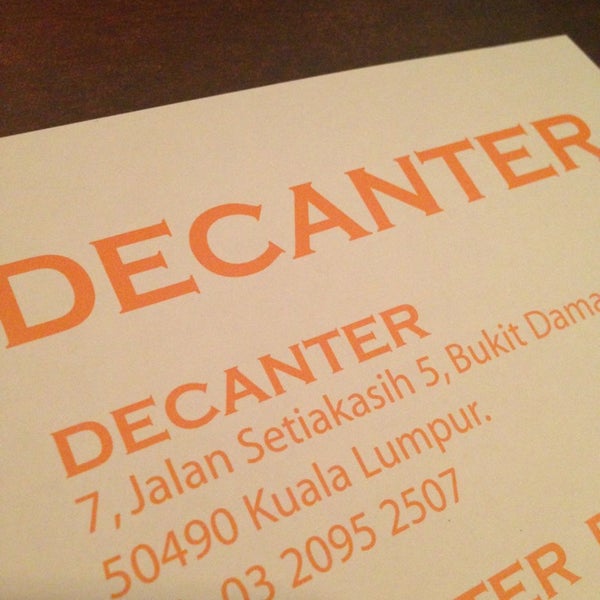 Decanter Damansara Heights 42 tips from 1742 visitors