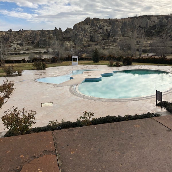 Foto diambil di Tourist Hotels &amp; Resorts Cappadocia oleh Erol K. pada 12/18/2018