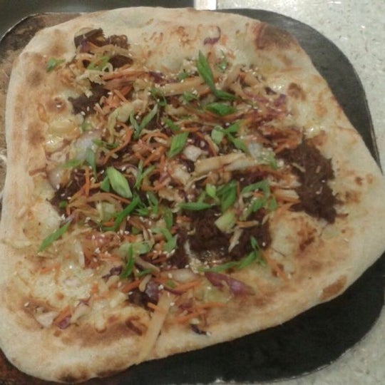 Stop by for Sweet Korean BBQ Beef Pizza at the cafe today! Happy Crocktober!