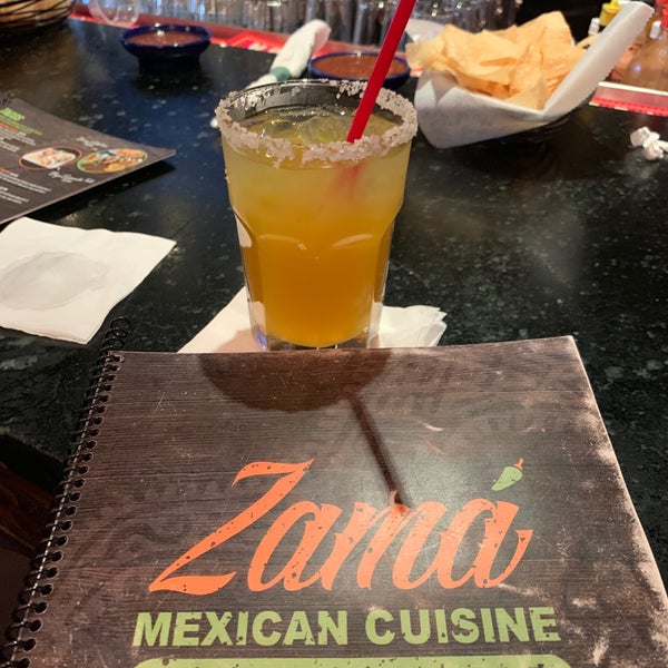 Photo taken at Zama Mexican Cuisine &amp; Margarita Bar by Tracie C. on 8/26/2019