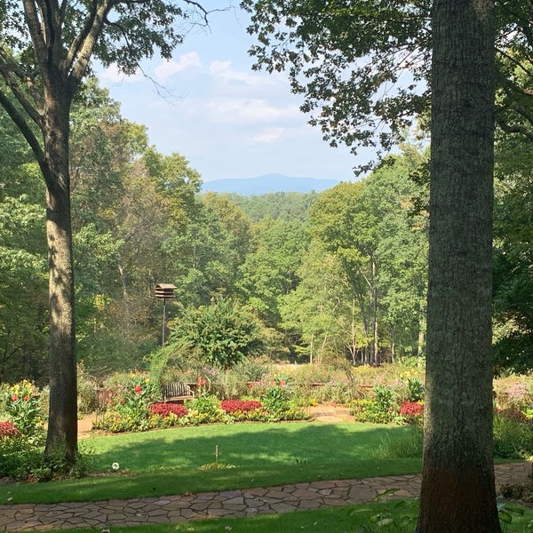 Photo taken at Gibbs Gardens by Tracie C. on 9/28/2019
