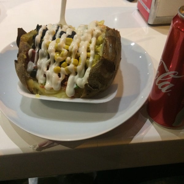 Photo taken at Ortaköy Kumpir &amp; Waffle by N. İ. on 1/5/2018