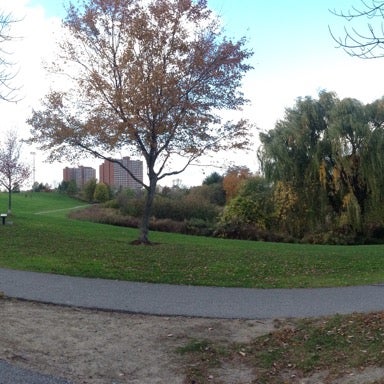 Photo taken at Danehy Park by Onur Ö. on 10/26/2014