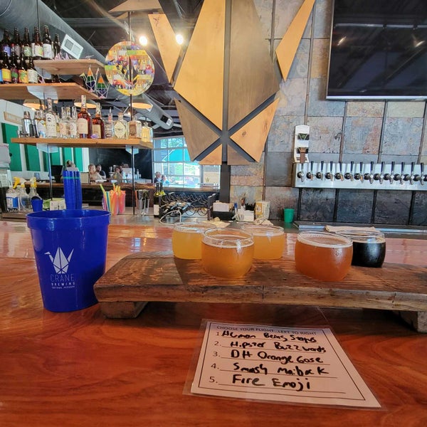 Photo taken at Crane Brewing Company by Aaron H. on 5/11/2022