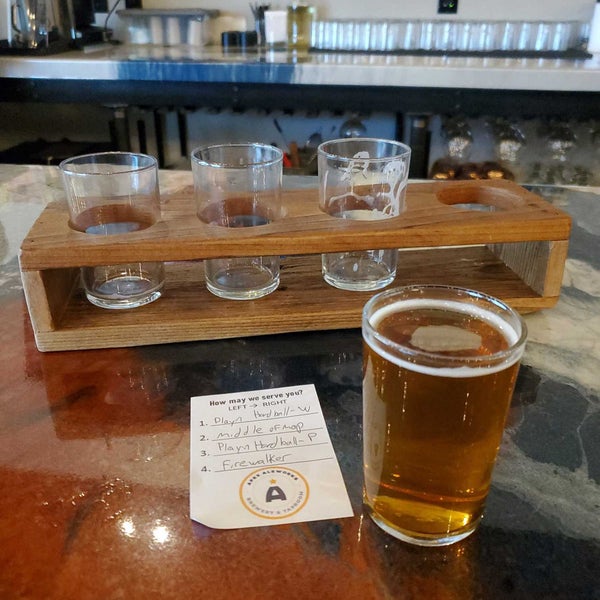 Photo taken at Apex Aleworks Brewery &amp; Taproom by Aaron H. on 4/25/2021
