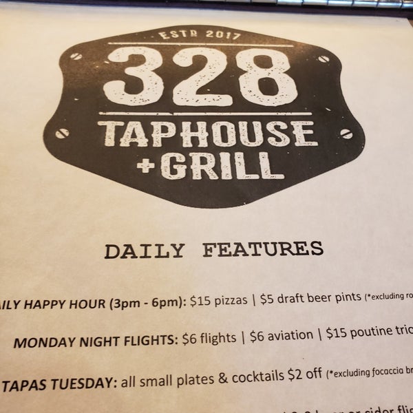 Photo taken at 328 Taphouse + Grill by Curtis P. on 3/3/2020