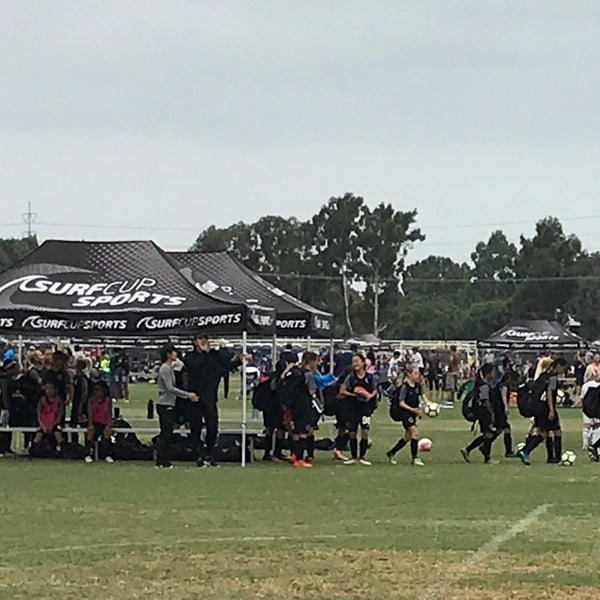 San Diego Surf Cup Soccer Field in Del Mar