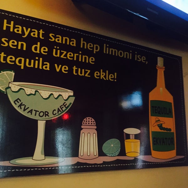 Das Foto wurde bei Ekvator Restaurant Bar &amp; Cafe von yss L. am 9/11/2015 aufgenommen