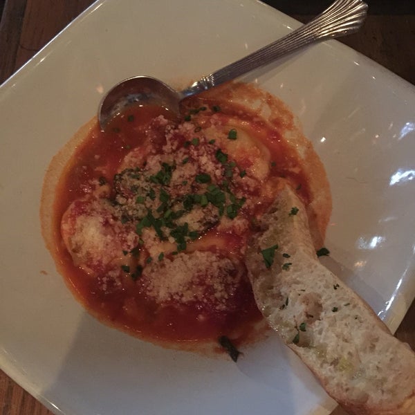 The goat cheese ravioli is delicious! I've never seen this offered anywhere else.