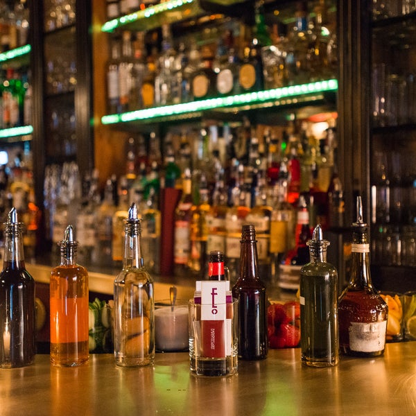 The swanky bar pays homage to the allure and mystery of prohibition speakeasies. Expert mixologists create whimsical cocktails for even the most novice of drinkers.