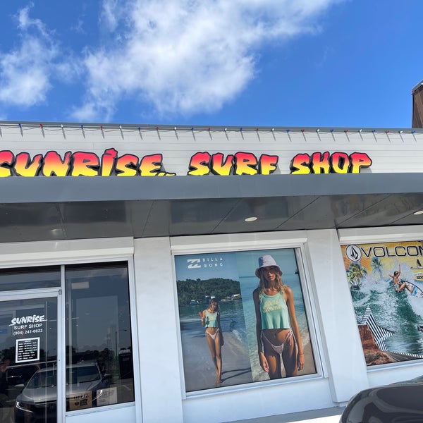 Sunrise surf 2024 shop hours