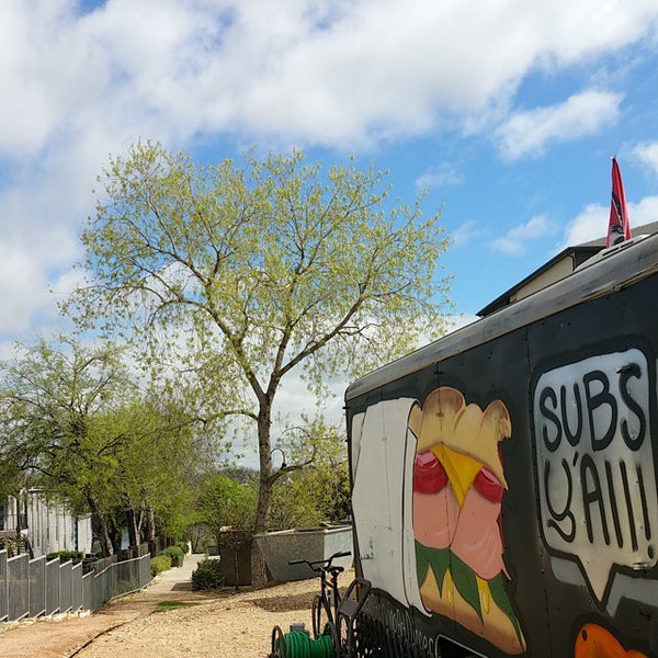 Photo taken at Rockaway Beach ATX Shaved Ice &amp; Subs by Corey R. on 3/22/2015