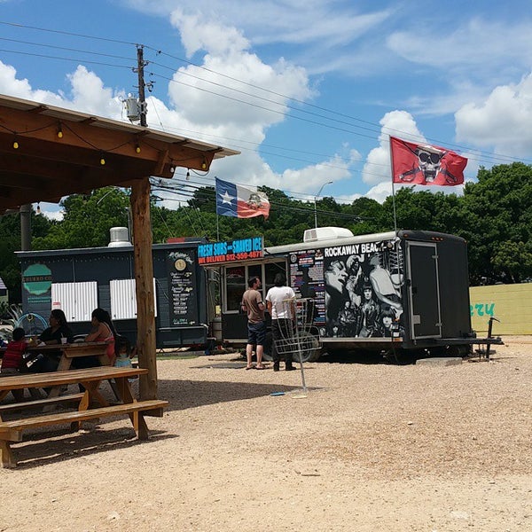Photo taken at Rockaway Beach ATX Shaved Ice &amp; Subs by Corey R. on 5/3/2015