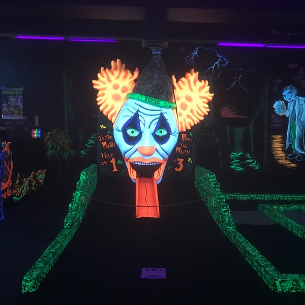 Photo taken at Monster Mini Golf by Irene S. on 4/28/2018