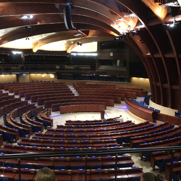 Photo taken at Council of Europe by Rox G. on 4/20/2018