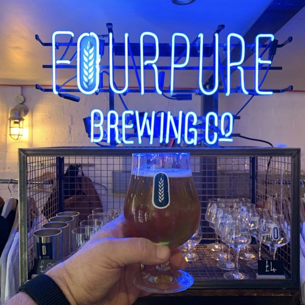 Photo taken at Fourpure Brewing Co. by Steve L. on 3/23/2019