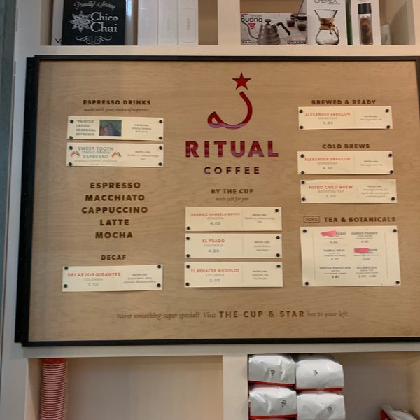 รูปภาพถ่ายที่ Ritual Coffee Roasters โดย Axel J. เมื่อ 11/24/2018