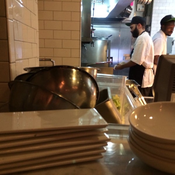 We sat at the chef's table, with a view of mixing bowls, had four courses and cocktails and weren't impressed by anything. Overhyped.