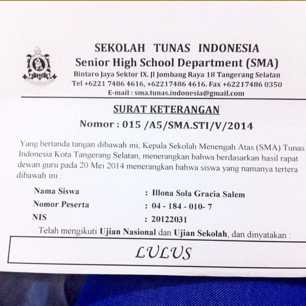 Photos At Sekolah Tunas Indonesia Tangerang Banten