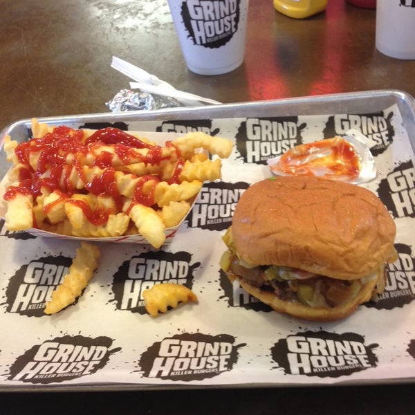 Photo taken at Grindhouse Killer Burgers by King D. on 3/21/2014