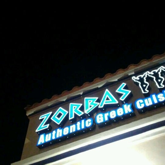 Photo taken at Zorbas Greek Cuisine by Bryan Y. on 9/18/2016