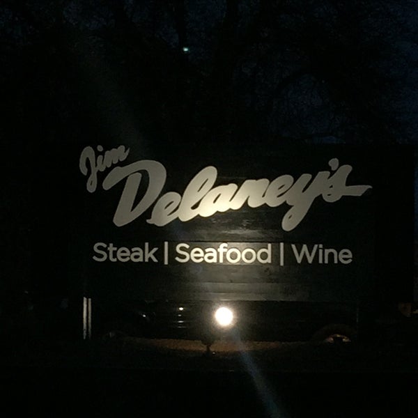 Photo taken at Delaney&#39;s Steak Seafood and Wine by Jessica R. on 4/9/2015