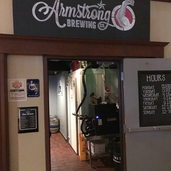 Photo taken at Armstrong Brewing Company by Neal E. on 10/14/2016