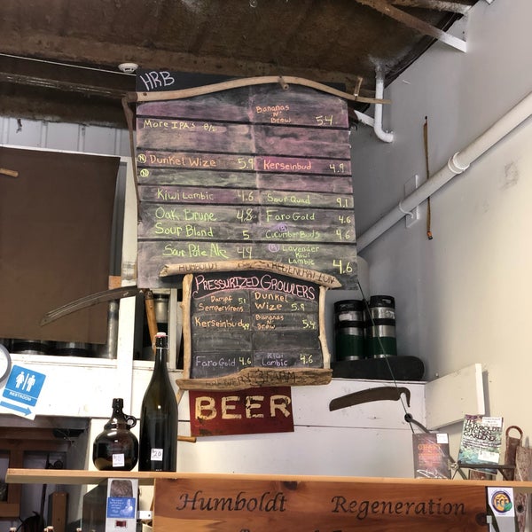 Photo taken at Humboldt Regeneration Brewery &amp; Farm by Neal E. on 8/11/2019