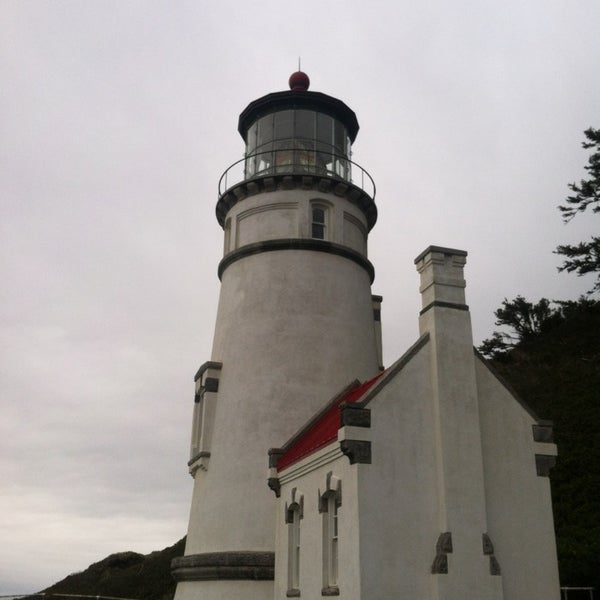 Photo taken at Heceta Lighthouse Bed &amp; Breakfast by AJ O. on 1/26/2016