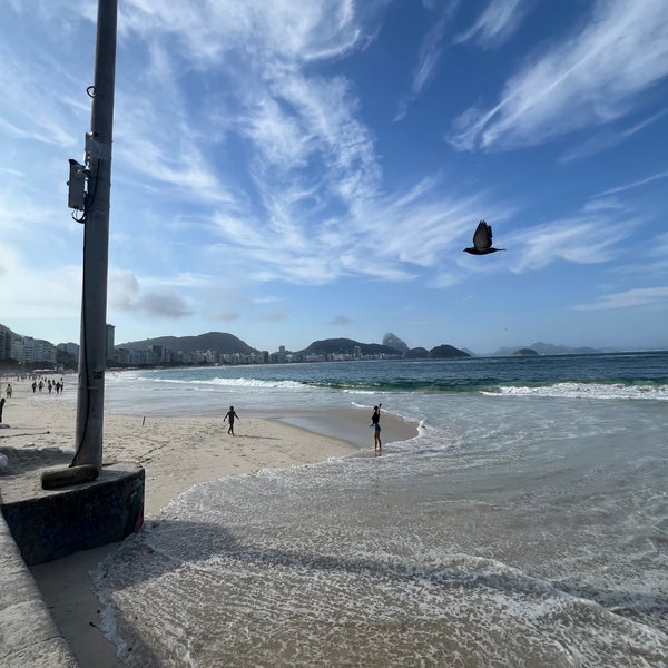 Photo taken at Copacabana Beach by Alice L. on 5/16/2024