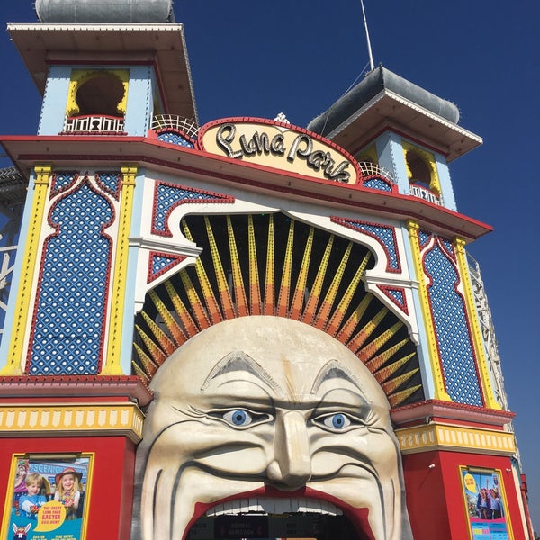 Photo taken at Luna Park Melbourne by Laura A. on 4/14/2019
