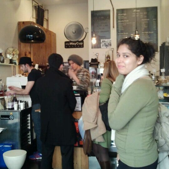 Photo taken at MyWayCup Coffee by Ofelia A. on 3/8/2012