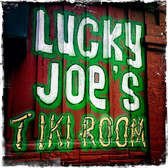 Photo taken at Lucky Joe&#39;s Tiki Room by M on 11/22/2012