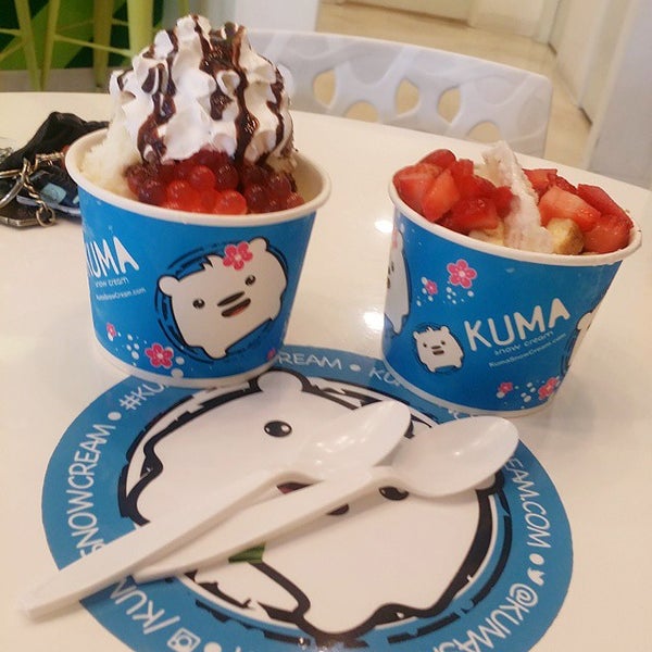 Photo taken at Kuma Snow Cream by Rolynne M. on 6/1/2015