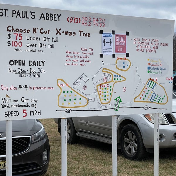 St Pauls Abbey Tree Farm Newton, NJ