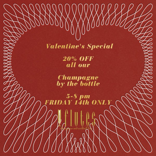 Valentine's night special... 5-8pm ONLY Friday 14th Feb