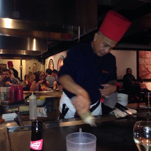 Photo taken at Osaka Japanese Steakhouse &amp; Sushi Bar by Stav H. on 2/15/2014