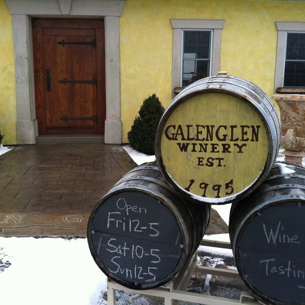 Photo taken at Galen Glen Winery by Tracey W. on 2/8/2013