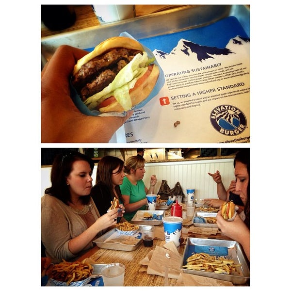 Photo taken at Elevation Burger by Ryan S. on 8/23/2013
