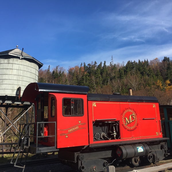 Photo taken at The Mount Washington Cog Railway by Lindley S. on 10/23/2017
