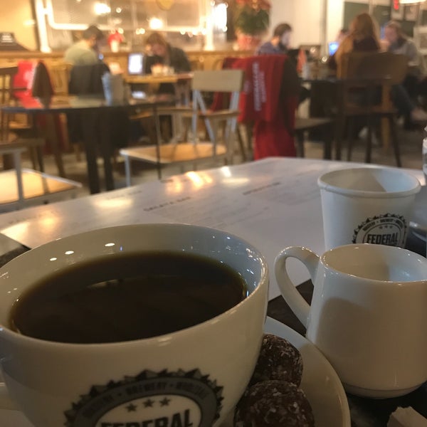 10/29/2017 tarihinde Ayşenur K.ziyaretçi tarafından Federal Coffee Bilkent'de çekilen fotoğraf
