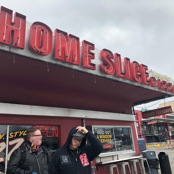 Photo taken at Home Slice Pizza by Leah on 3/3/2019