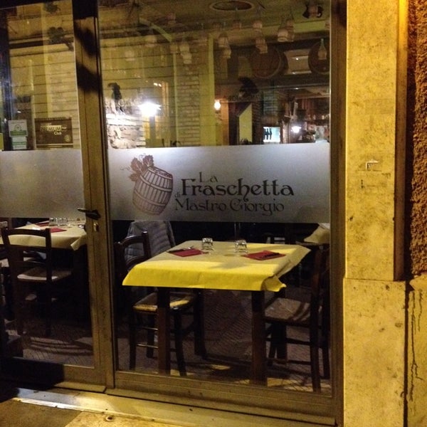 Photo prise au La Fraschetta di Mastro Giorgio par Andrea L. le12/5/2014