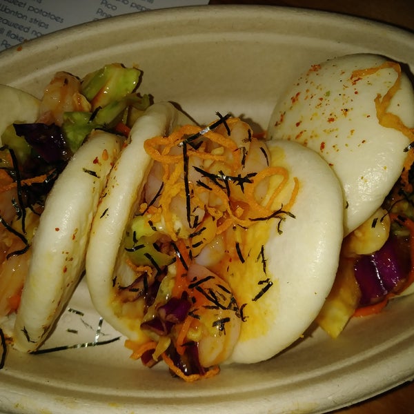 North Shore Steamed buns wwith shrimp.