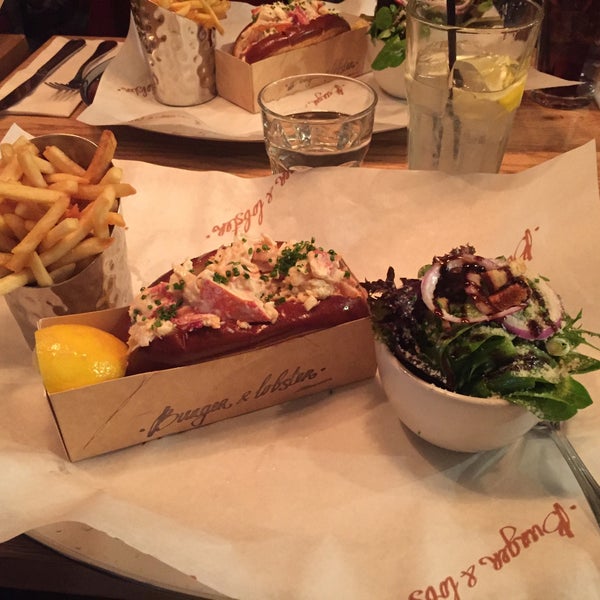 Photo taken at Burger &amp; Lobster by Nick O. on 3/5/2015