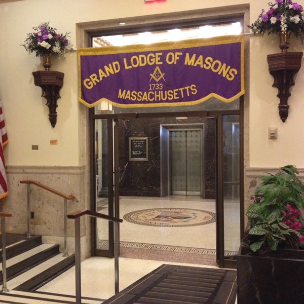 Photo taken at Grand Lodge of Masons in Massachusetts by Noelle M. on 10/19/2013